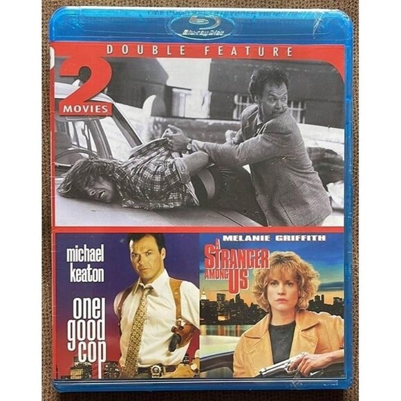 One Good Cop / A Stranger Among Us (Blu-ray Disc, 2012) Michael Keaton  NEW - Picture 1 of 2